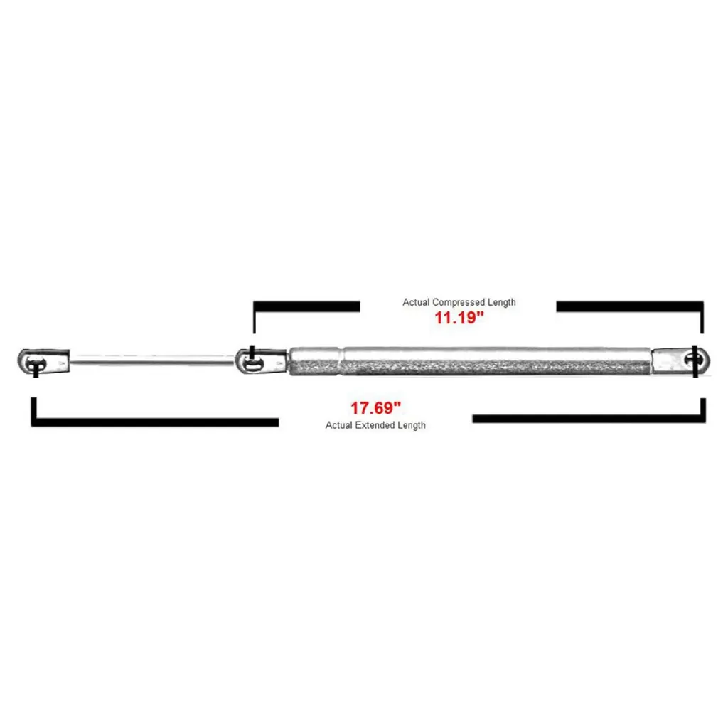 Qty(2) Rear Window Glass Lift Supports Rods Shocks Struts Gas Springs 2002 Mercury Mountaineer | Ford Explorer 2
