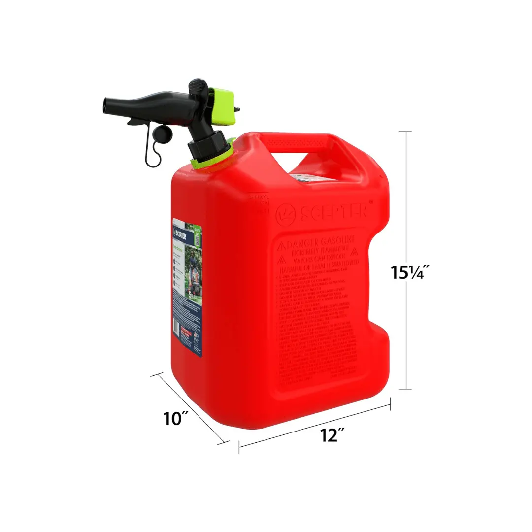 Scepter Fscg552 Fuel Container With Spill Proof Smartcontrol Spout With Bonus Funnel 2