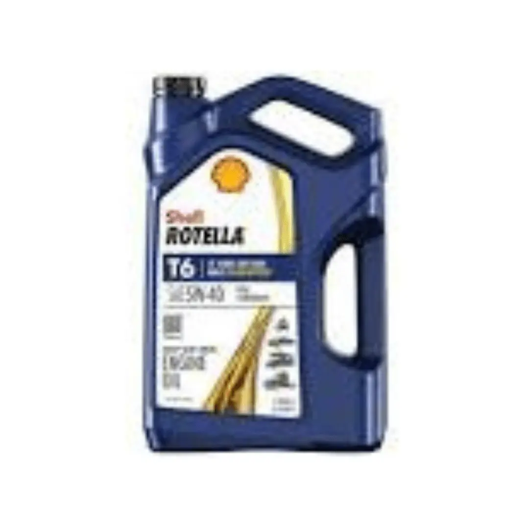 Shell Rotella T6 Diesel Engine Full Synthetic Engine Oil 5W-40 4 Quart 1