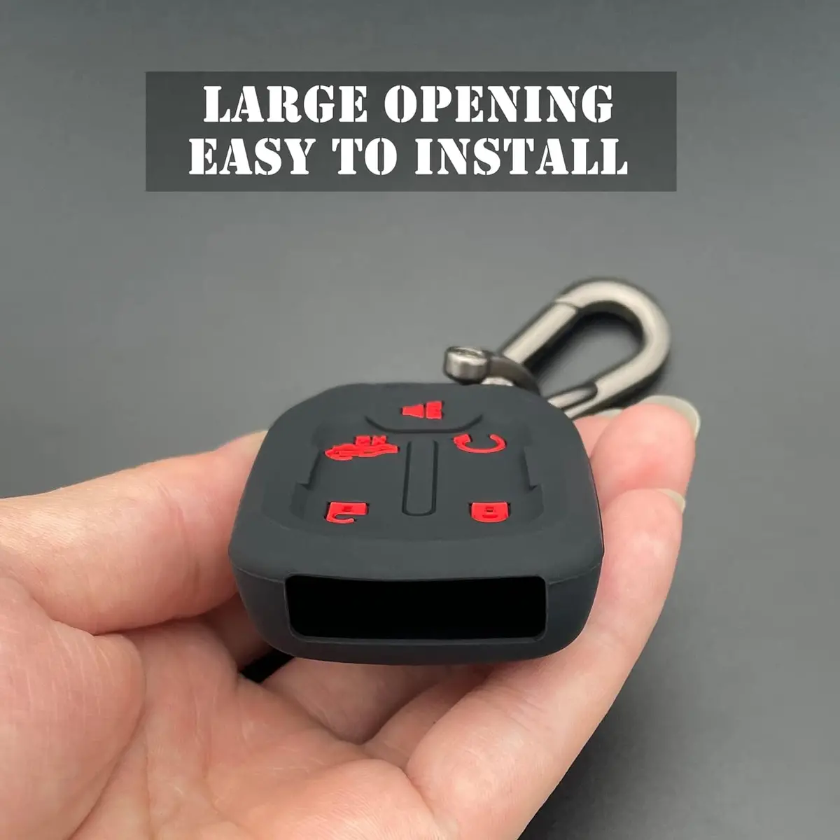 Silicone Smart Key Fob Cover 2017-2023 Chevrolet Silverado Suburban Tahoe Gmc Acadia Sierra Terrain Yukon Key Fob Hard Cover 1