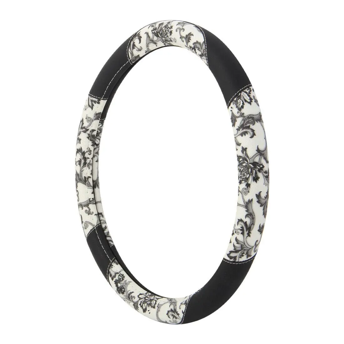 Universal Black Steering Wheel Cover Fits Most Cars Diameter Of 14.5-15'' Breathable 1