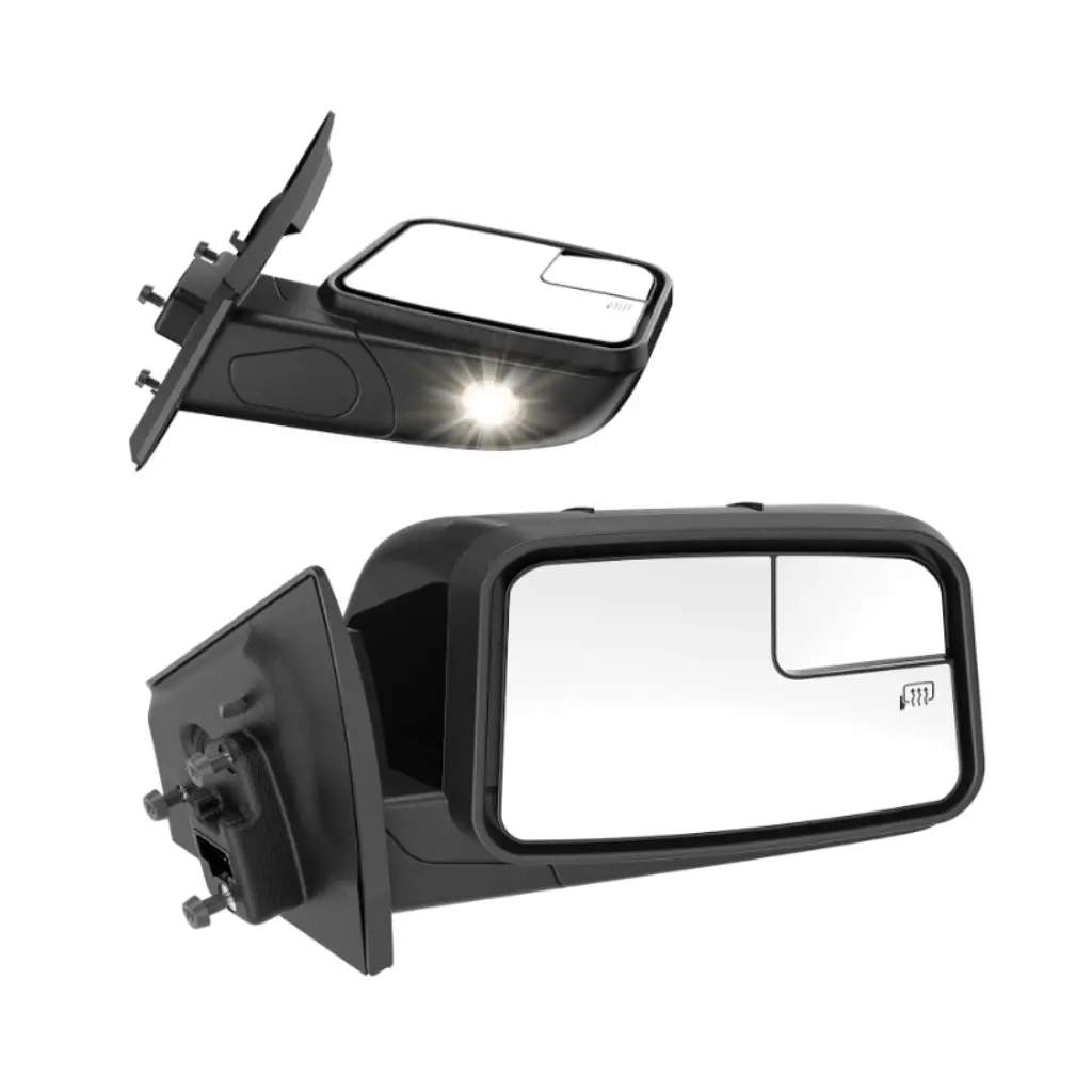 Used Passenger Side Power Heated Mirror Ford Edge 2009-2011. With Blind Spot Detection, Heated, Puddle Light *****Royal Blue Back Cover****** 1