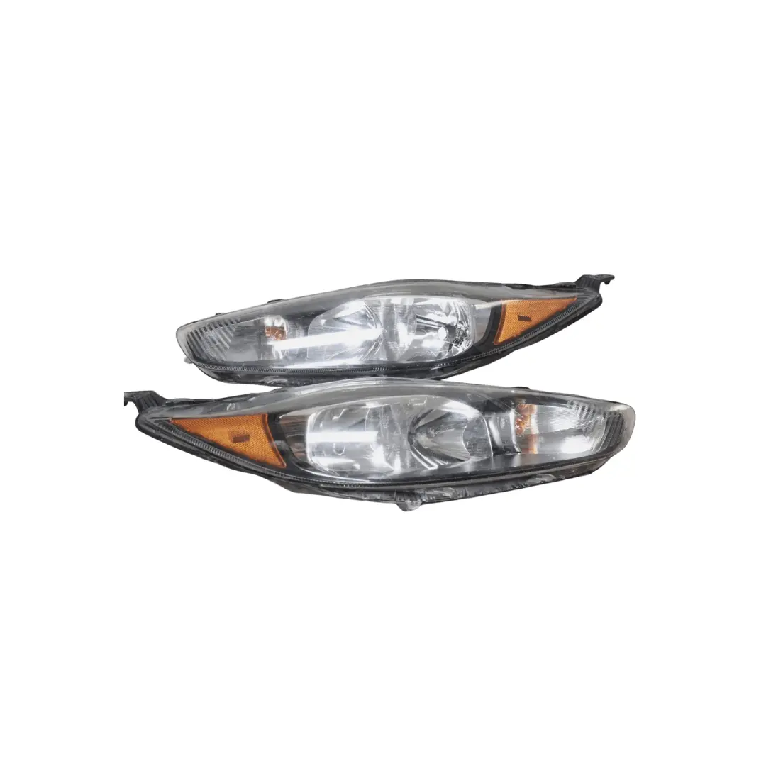 Used Pair Of Ford Fiesta 2014 - 2017 Lh Halogen Headlight Oem 1