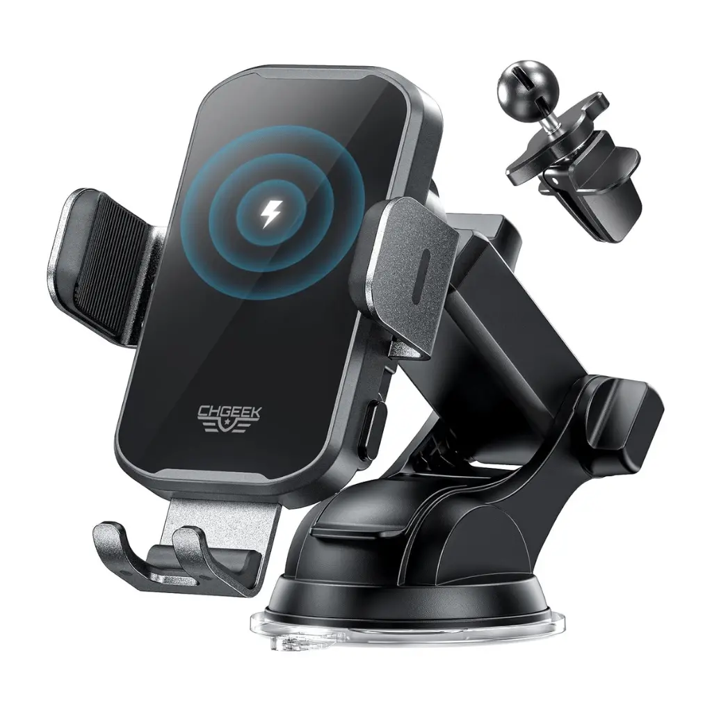 Wireless Car Charger Phone Holder Mount 1