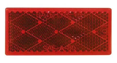 Rectangular Trailer Reflector, Red #3355 1