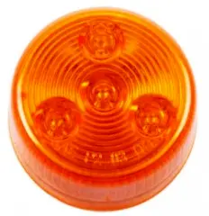 Round Led Clearance/Marker Light, 4-Diodes, Amber, 2 1/2" Diameter # Cl-26020-A 1