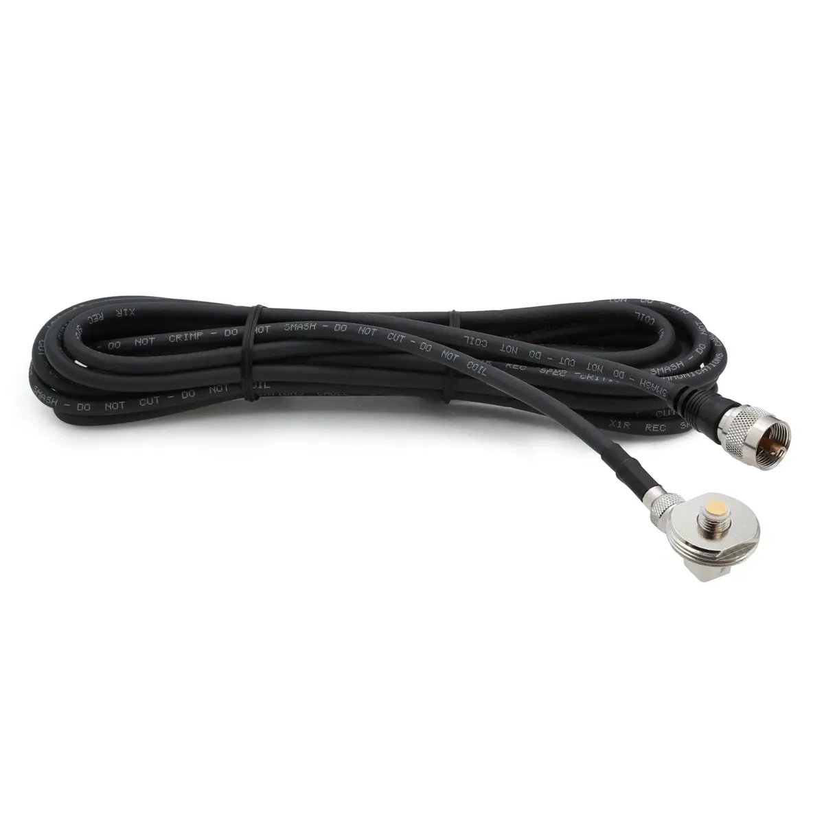 15 Ft Antenna Cable With Removable Mini 3/8 Nmo Bulkhead Mount 1