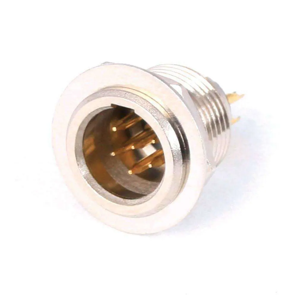 6-Pin Panel Mount Mini Xlr Connector Tb6m 1