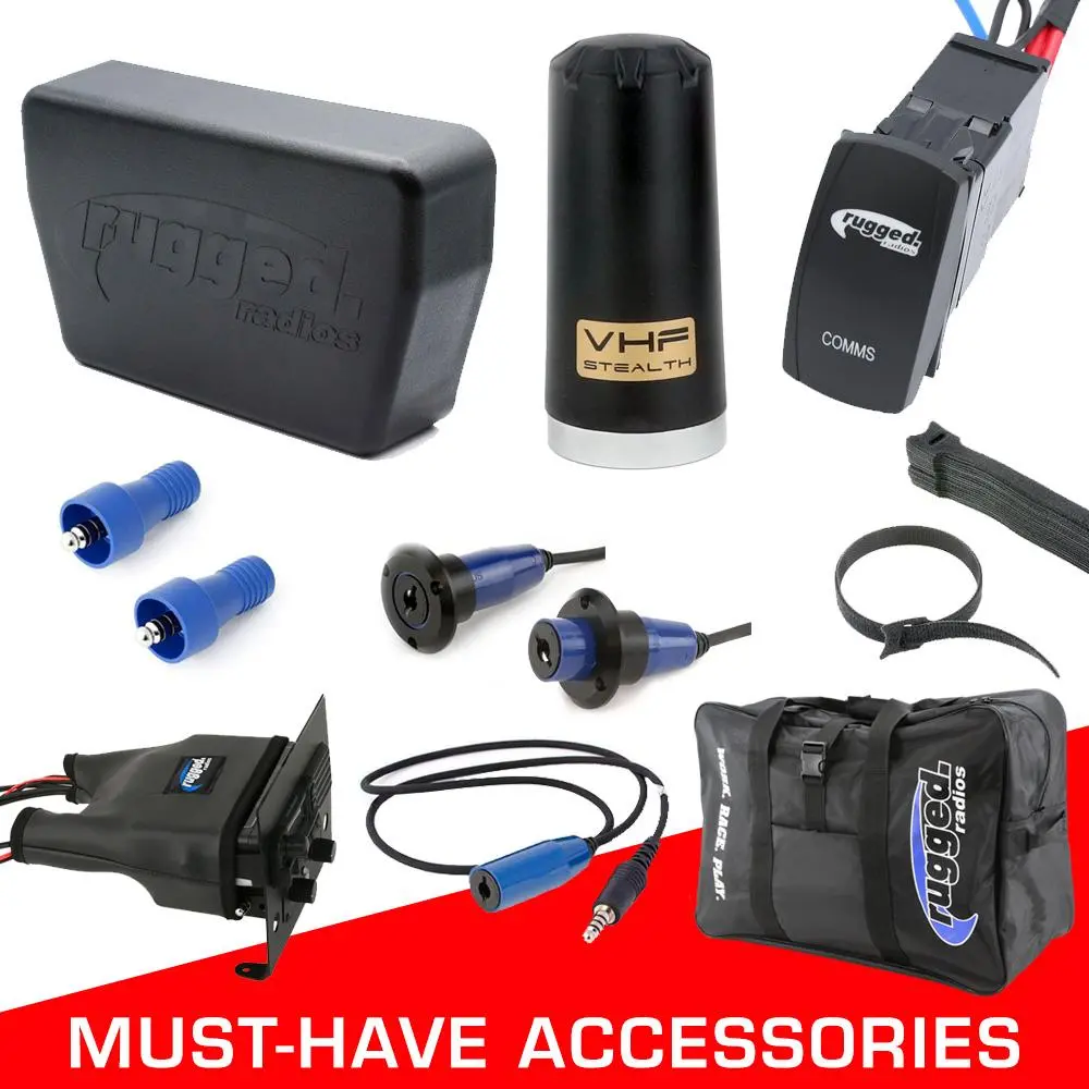 Alpha Accessory Pack For Rugged Utv Sxs Intercom Radio Communication Systems 1
