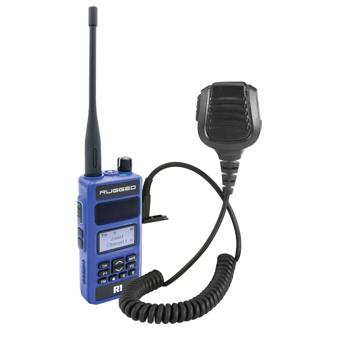 Bundle - Rugged R1 - Business Band Two Way Handheld Radio - With Hand Mic 1