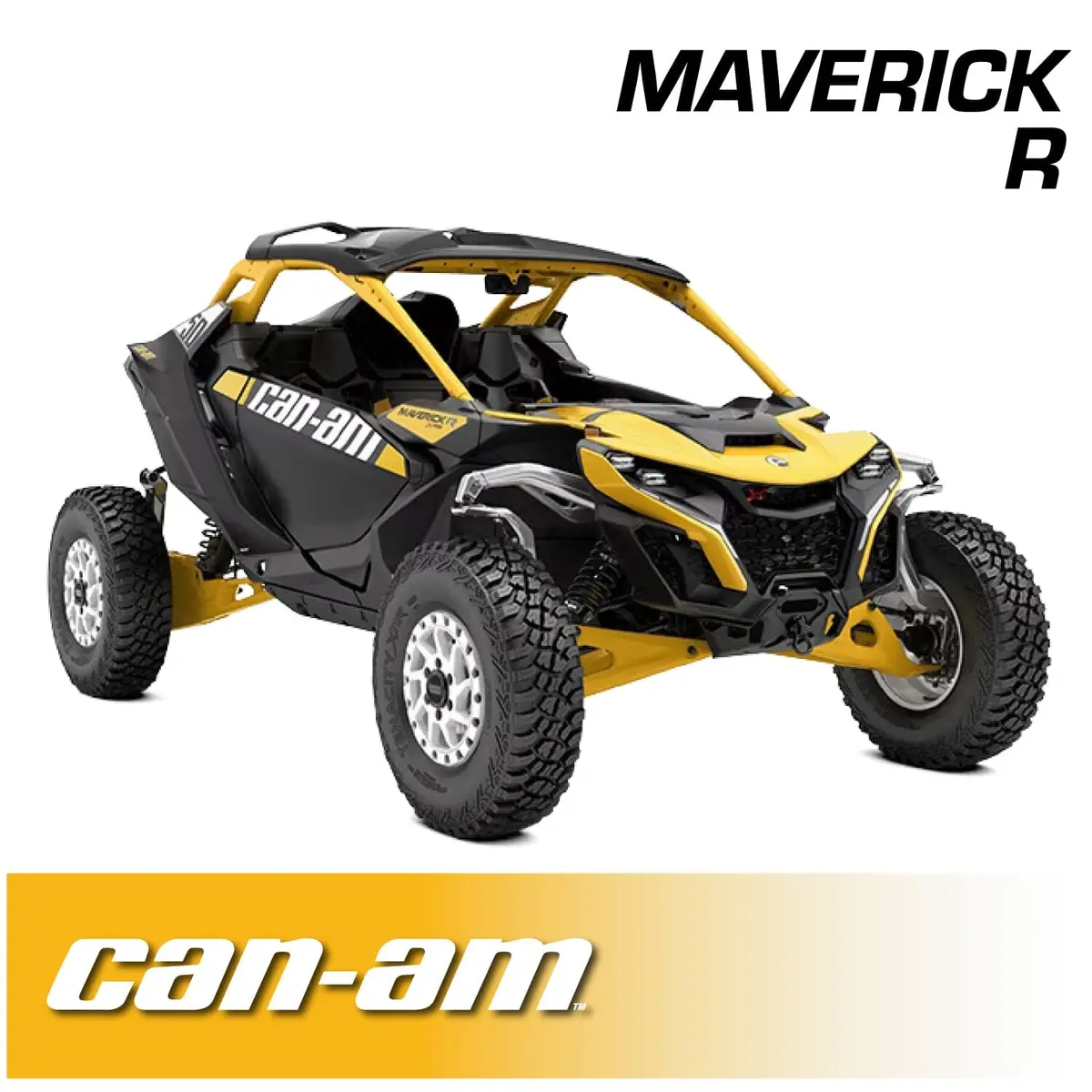 Can-Am Maverick R Complete Communication Kit With Rocker Switch Bluetooth Intercom And 2-Way Radio 1