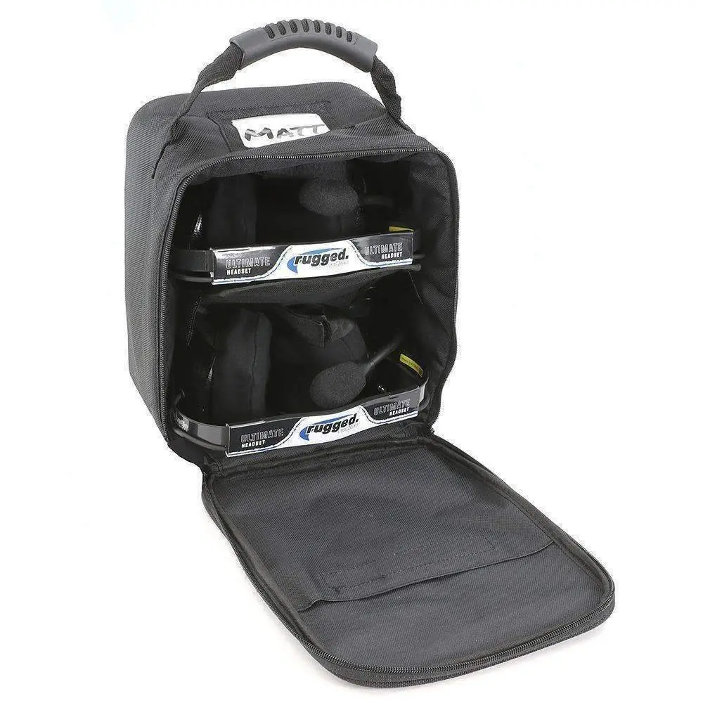 Dual Headset Or Medium Storage Bag With Handle 2