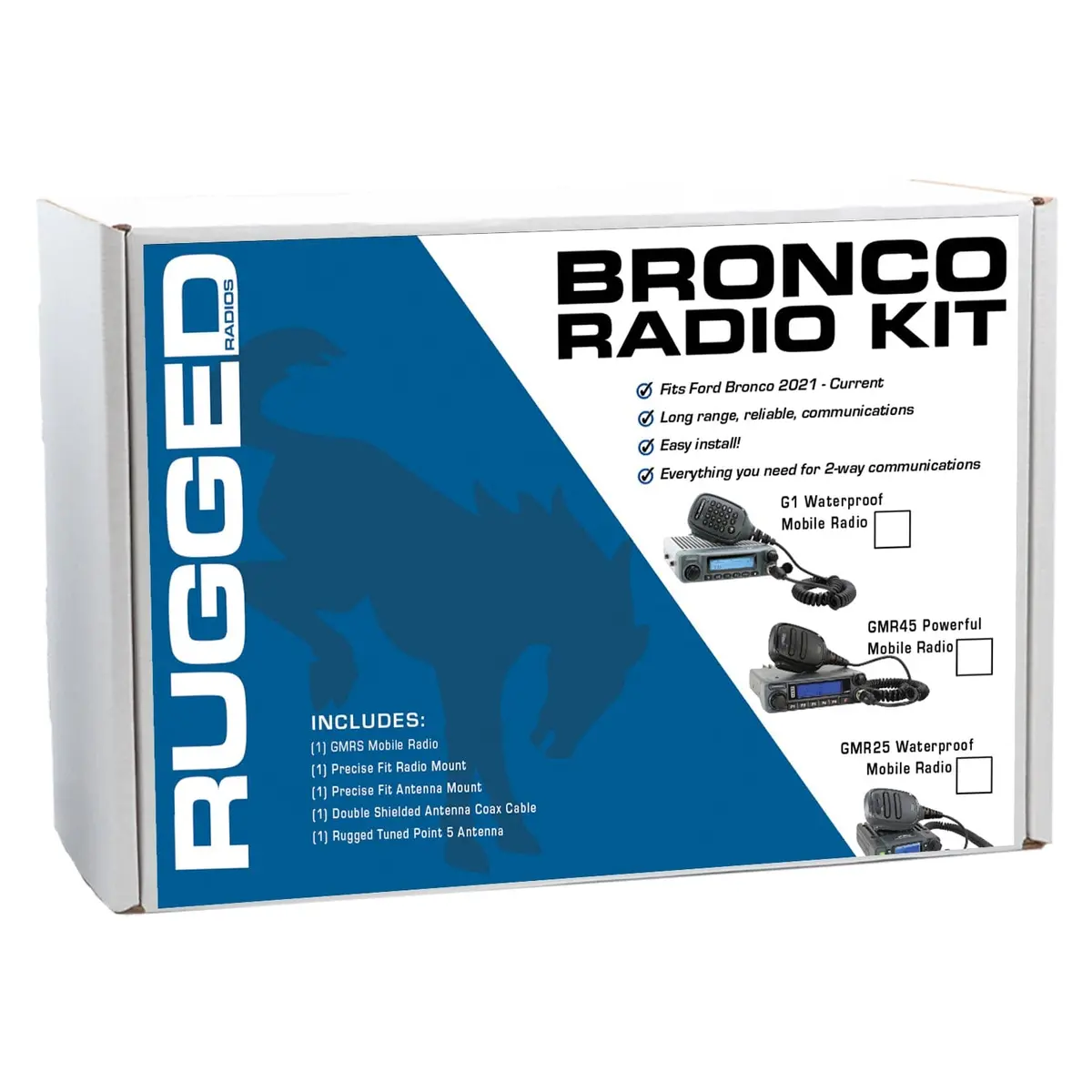 Ford Bronco Two-Way Gmrs Mobile Radio Kit 1