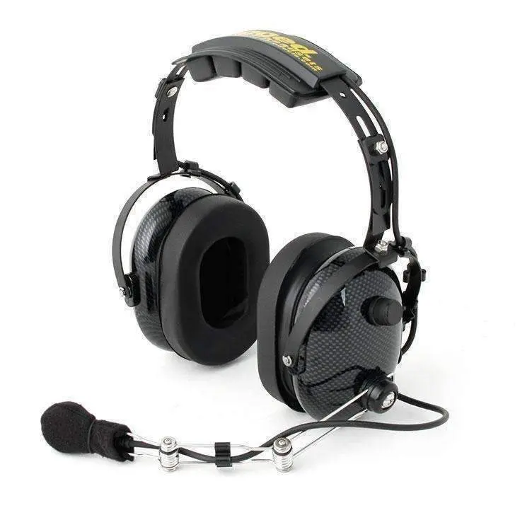 H22 Over The Head (Oth) Headset For 2-Way Radios - Black Carbon Fiber 1