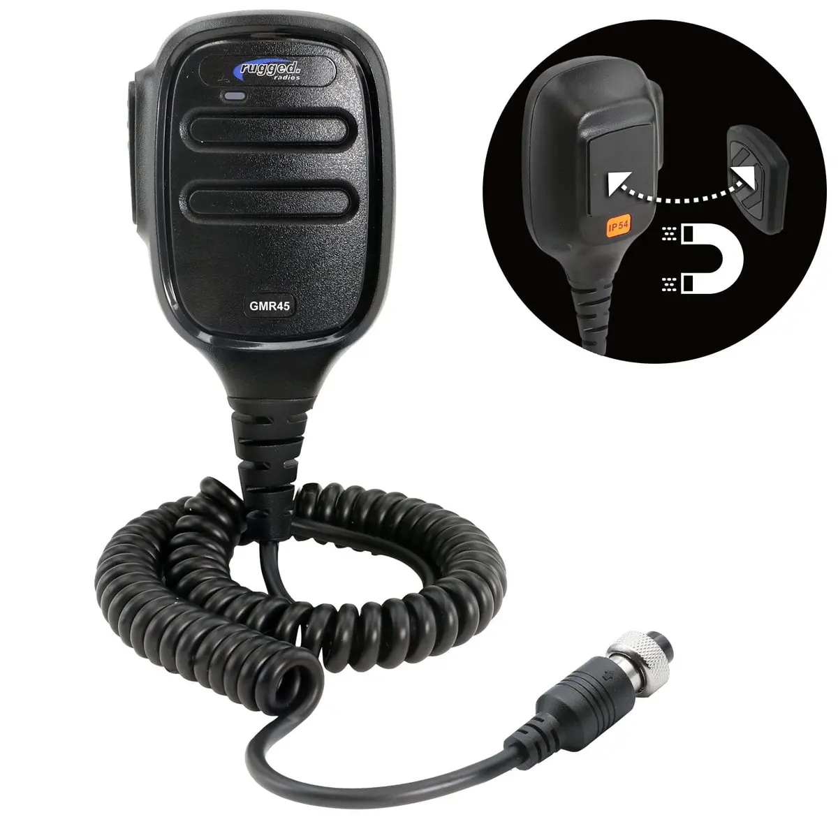Hand Mic For Gmr45 Mobile Radio With Scosche Magicmount 1