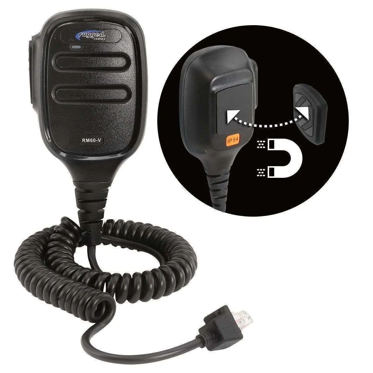 Hand Mic For Rm45 & Rm60 Mobile Radios With Scosche Magicmount 1