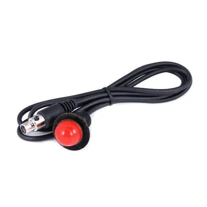Hole Mount Push To Talk Cable (Ptt) With 48" Straight Cord For Intercoms 1
