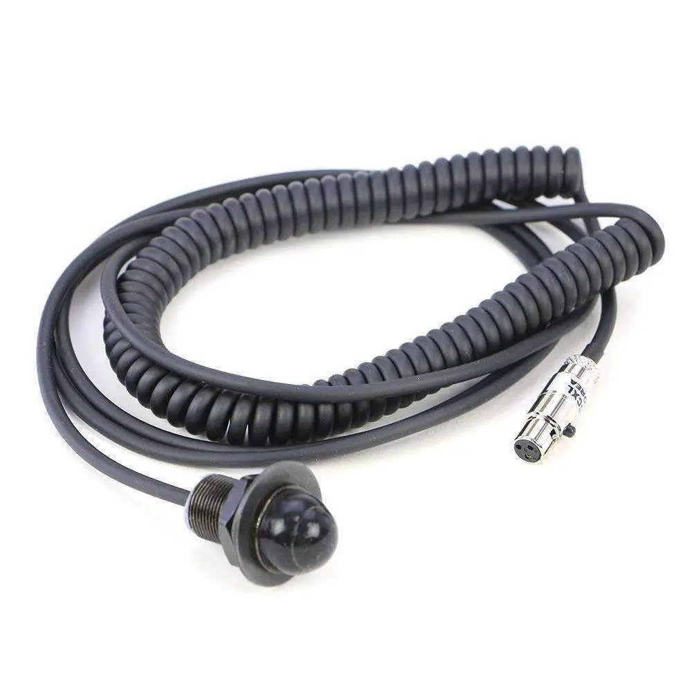 Hole Mount Steering Wheel Push To Talk Cable (Ptt) With Coil Cord For Intercoms 1