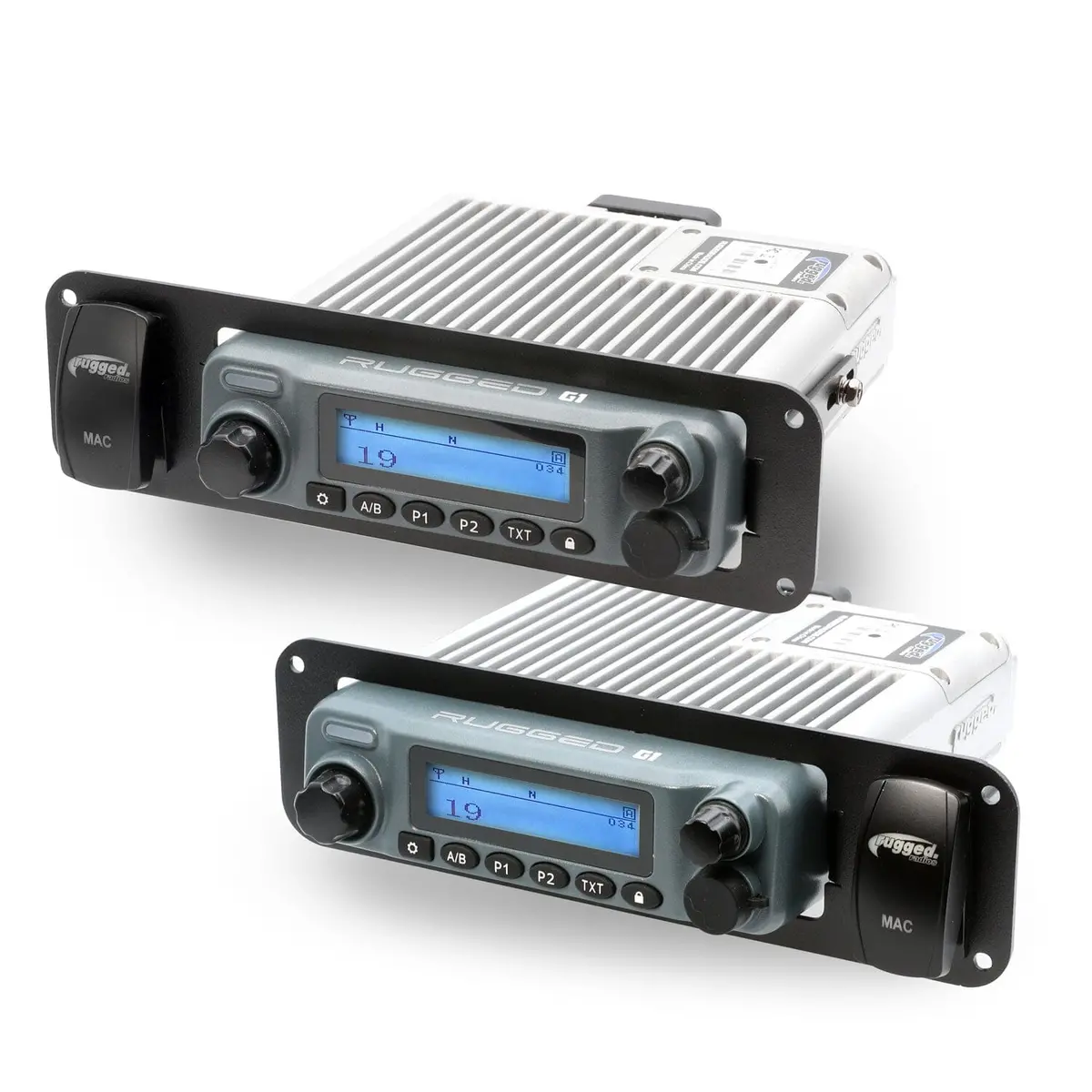 In-Dash Mount With Switch Hole For Rugged Radios 1