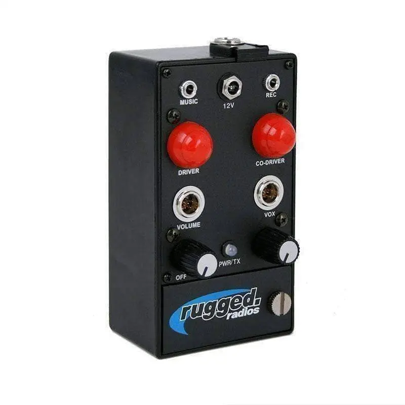 Intercomunicador O Centralita Portátil Rugged Rrp242 Para 2 Personas Incluye Botones Ptt Y  Entrada Auxiliar Para Música Esp - By Rugged Radios 1