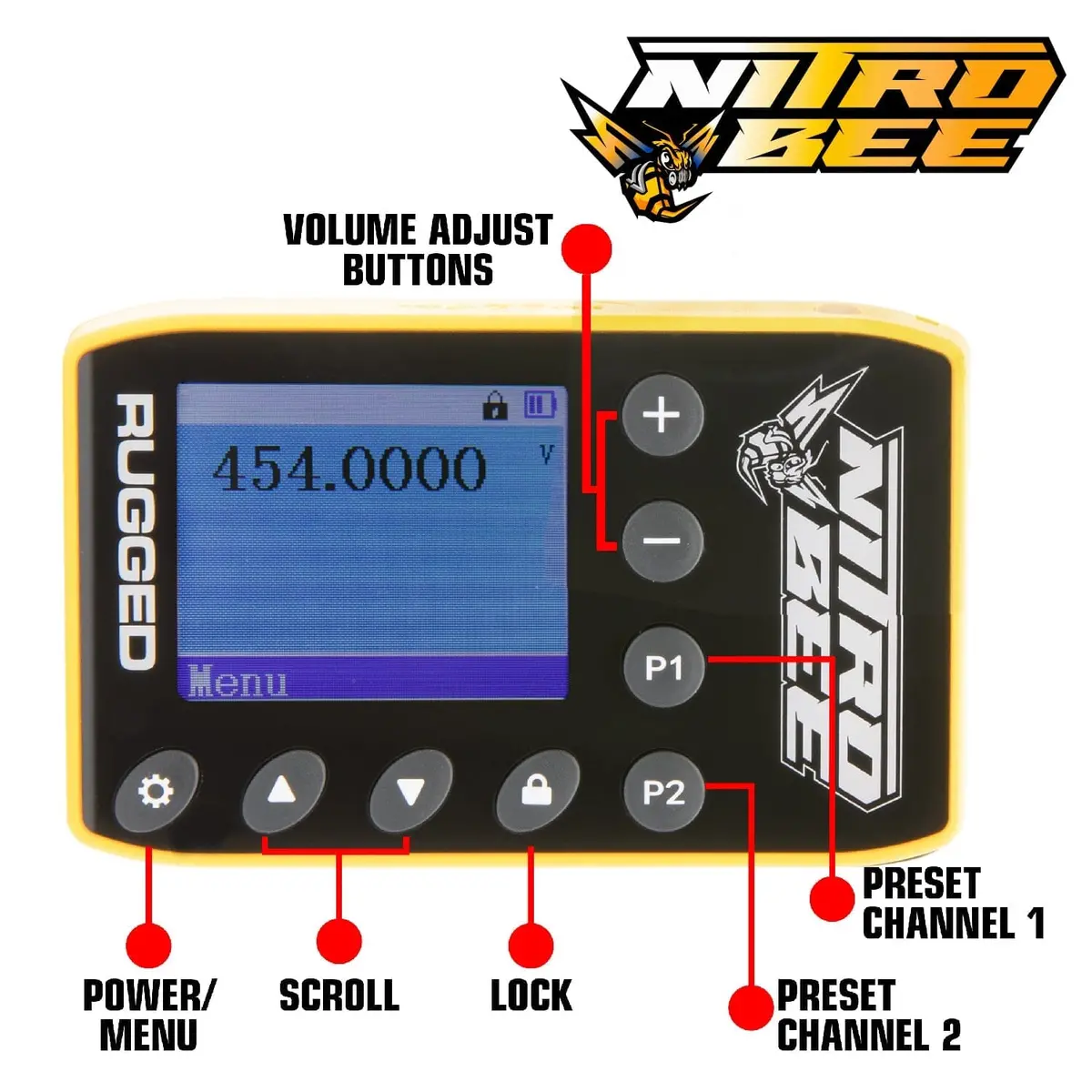 Uhf Race Receiver - Model Nitro Bee X - Clearance 1