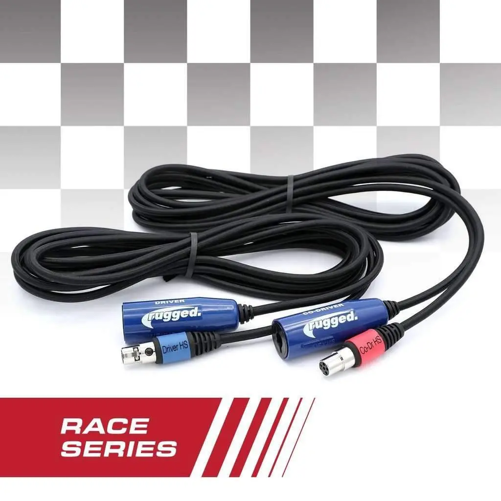 Offroad 12' Race Series Straight Cable To Intercom Driver And Co-Driver 1