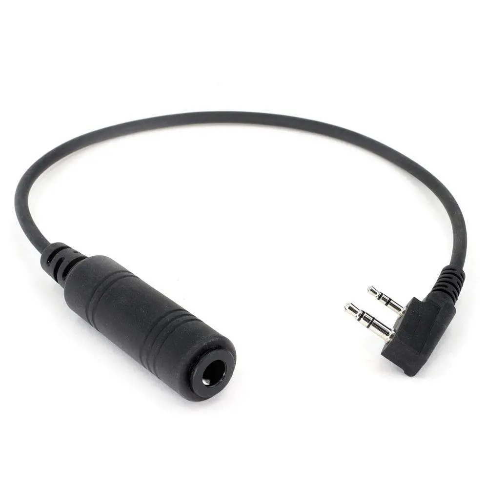Offroad Headset / Helmet Adapter Cable To Rugged And Kenwood Handheld Radios 1