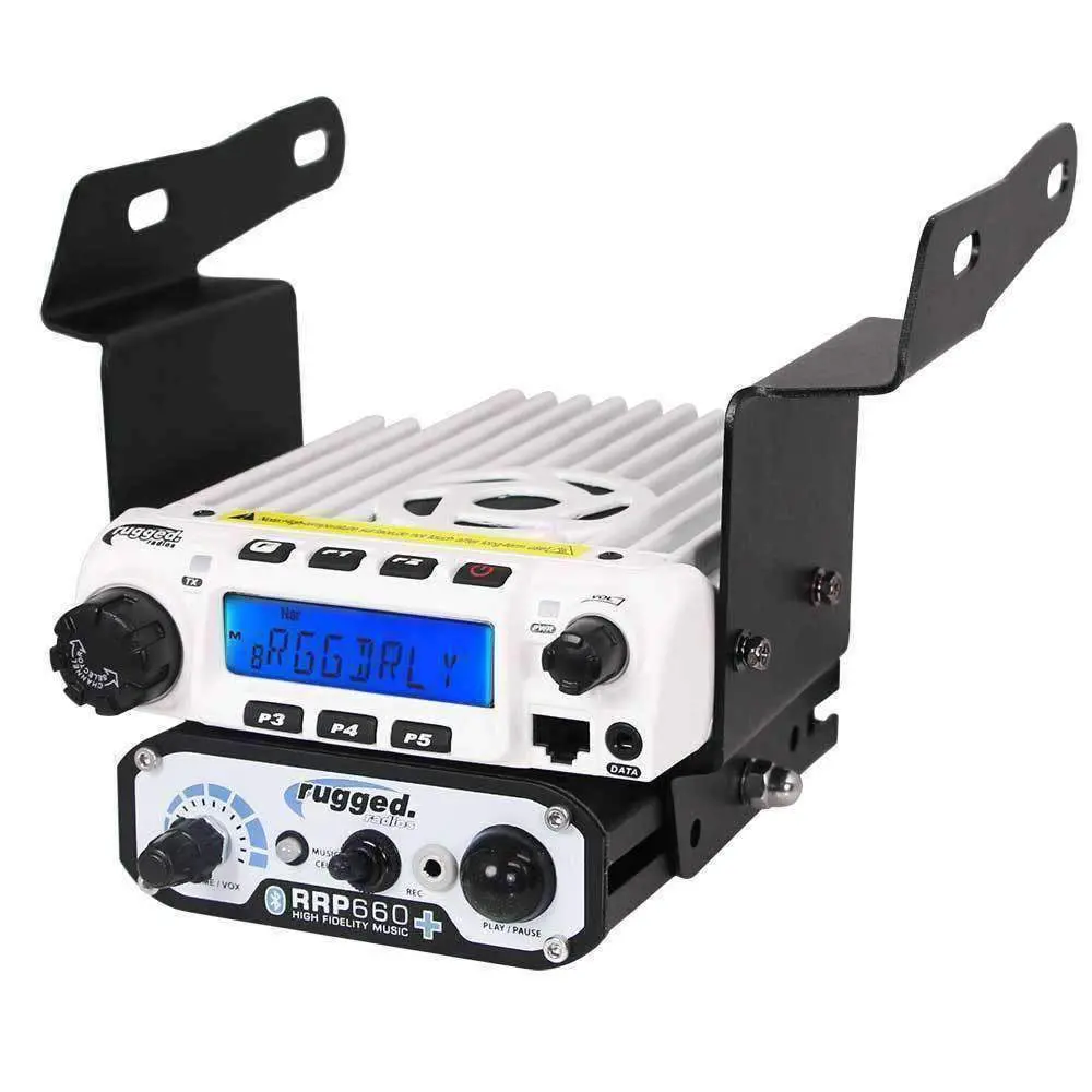 Polaris Rzr 570, 800, 900 Mount For M1 / G1 / Rm60 / Gmr45 Radio And Rugged Intercom 1