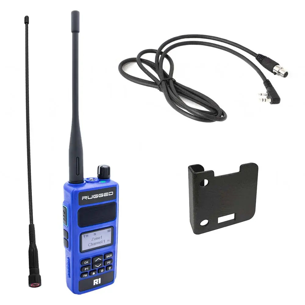 Radio Kit - Rugged R1 - Business Band Two Way Handheld Radio To Intercom 1