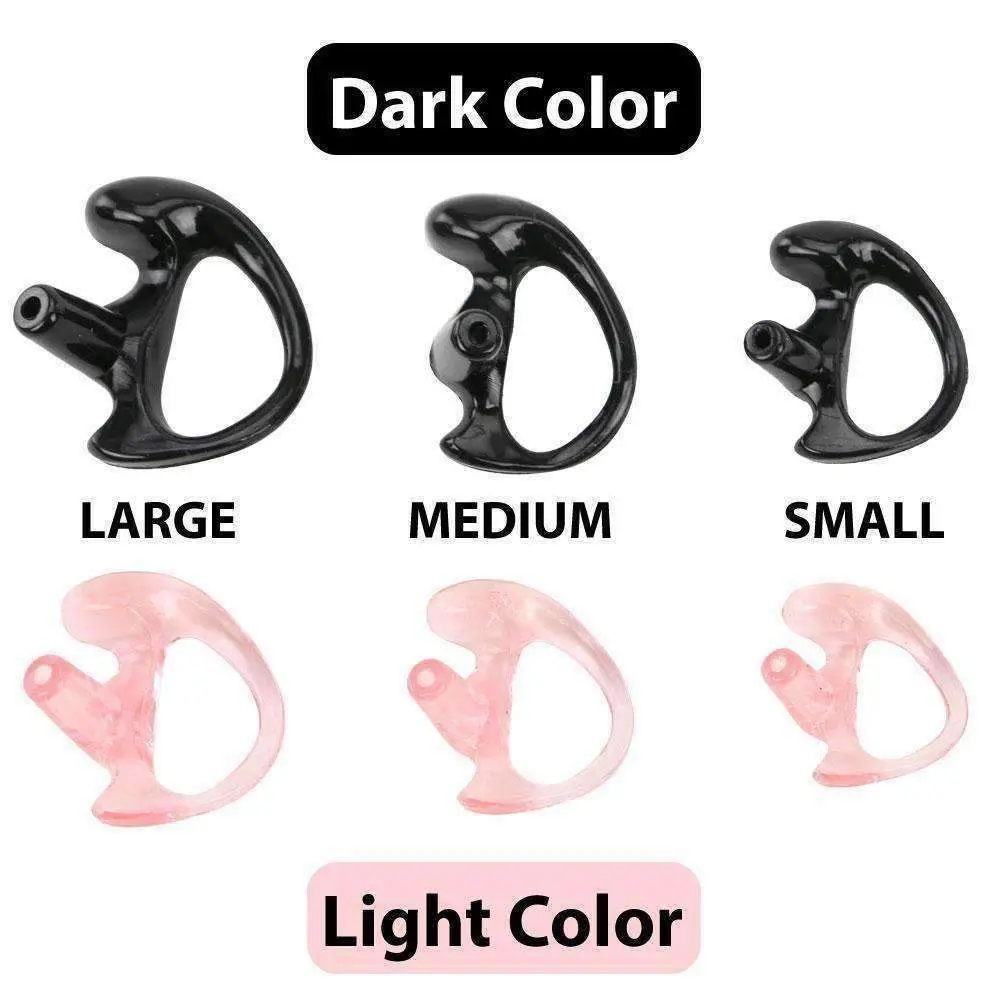 Rubber Ear Mold Buds For Acoustic Tubes 1