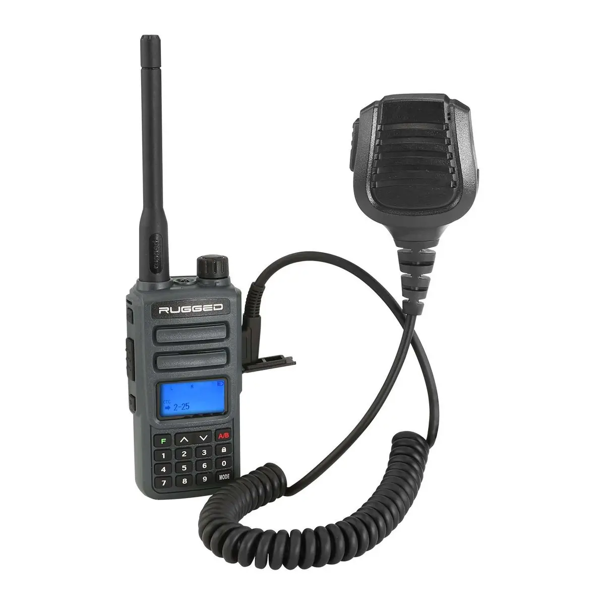 Bundle - Rugged Gmr2 Gmrs And Frs Band Radio With Hand Mic 1