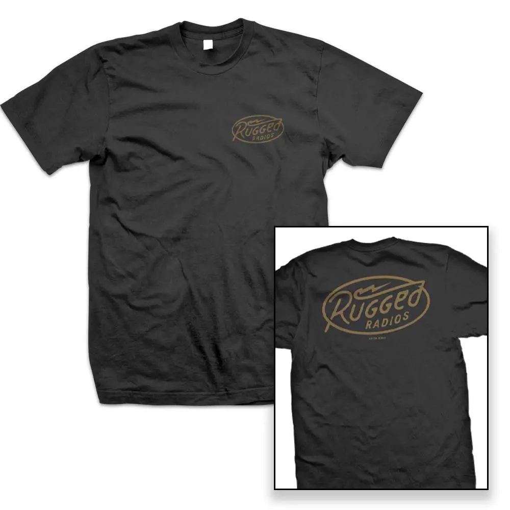 Rugged Radios Bolt T-Shirt - Black 1