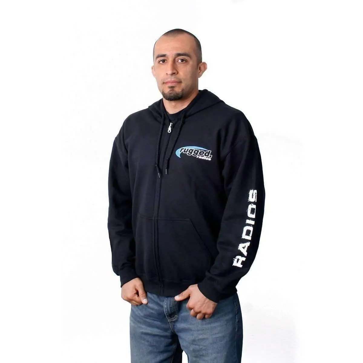 Rugged Radios Zip-Up Hoodie 1