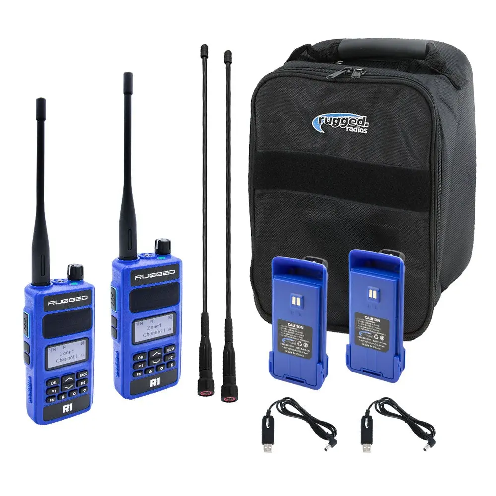 R1 Ready Pack - Rugged R1 - Business Band Two Way Handheld Radios - Digital And Analog 1