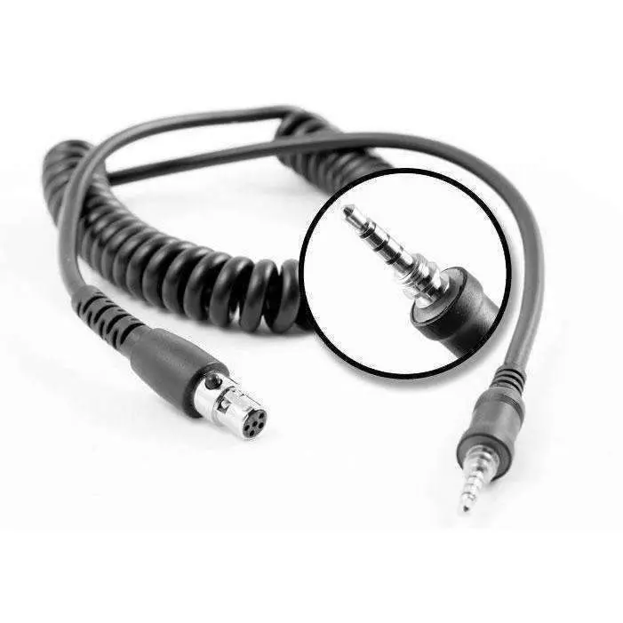 Standard Horizon Hx Series Handheld Radio - Headset Coil Cord 1