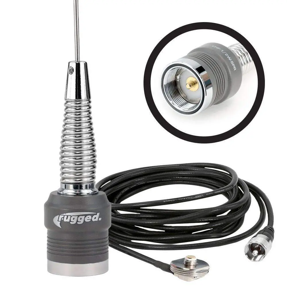 Vhf Antenna Kit With 1/2 Wave No Ground Plane (Ngp) Antenna & Nmo Mount 1