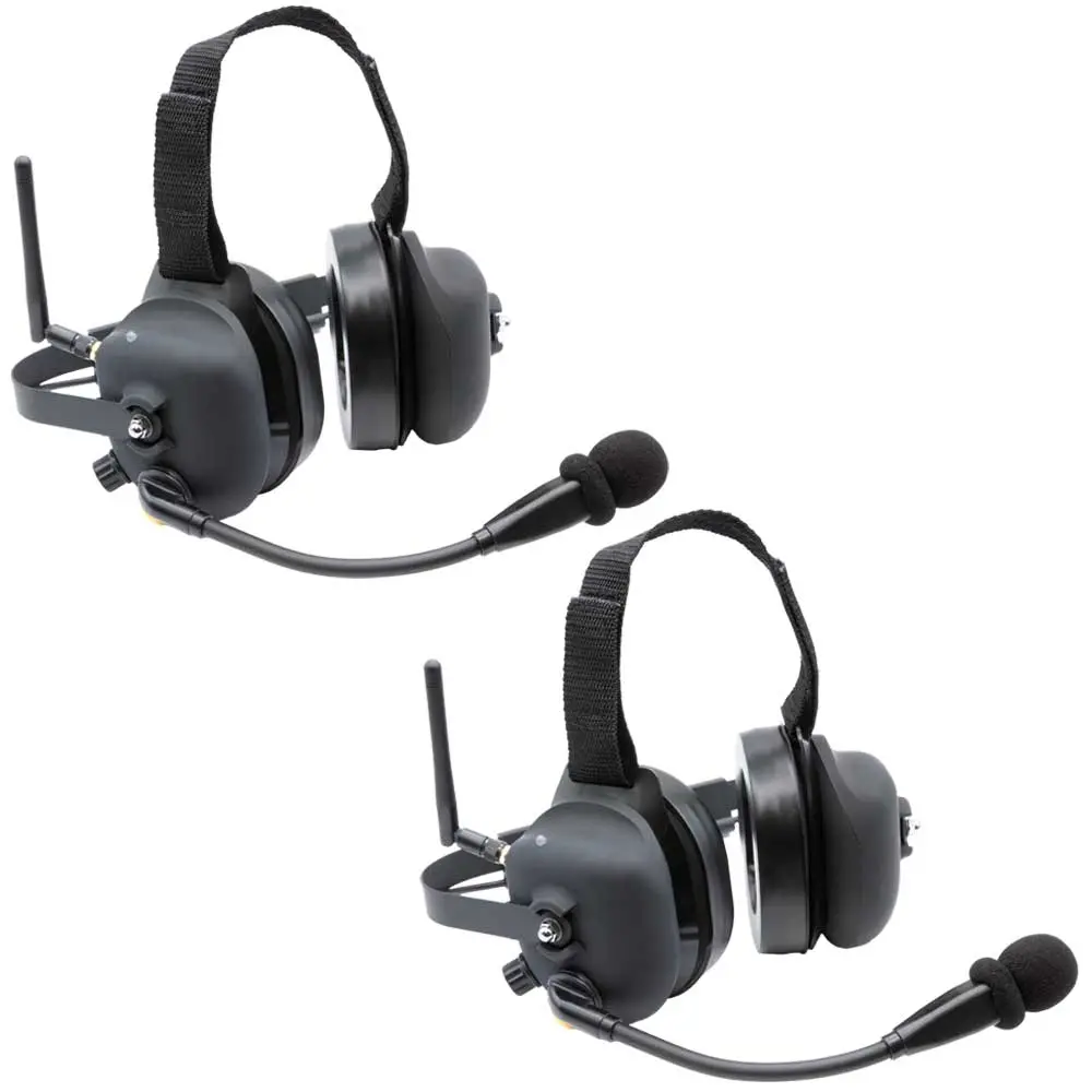 Wireless Double Talk Dual Headset Intercom System (Hands Free) 1