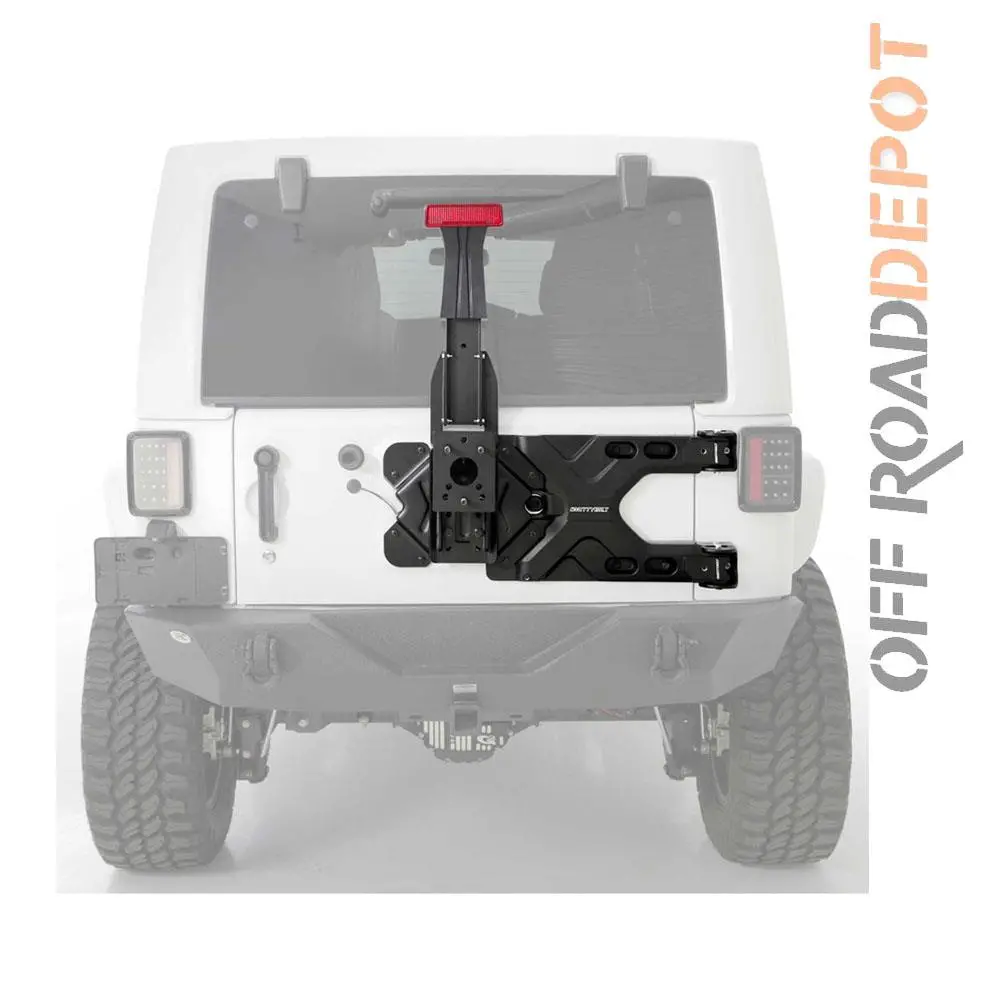 Portallanta De Puerta Jeep Jk 07-17 Hasta 37'' 1