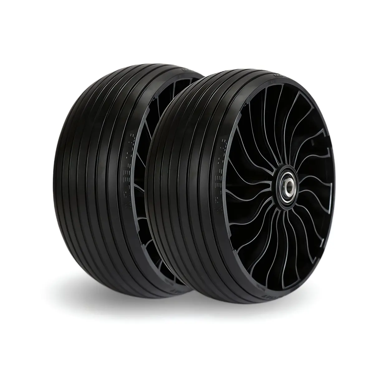 Set Of 2 13X6.5N6 5/8 Grooved Caster Turf Tweels [73818] 1