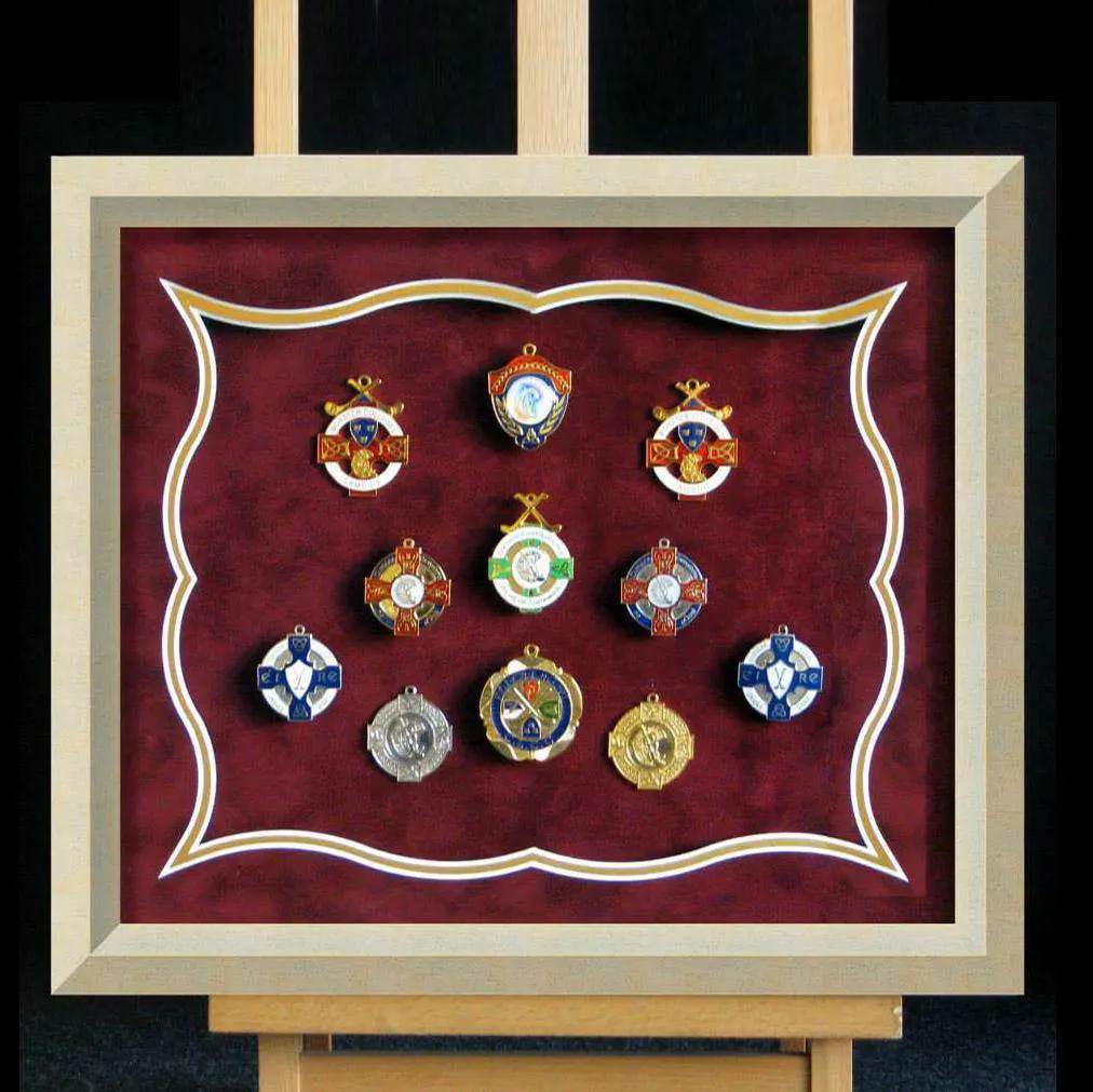 Assorted Medals Suedette Mounted 1