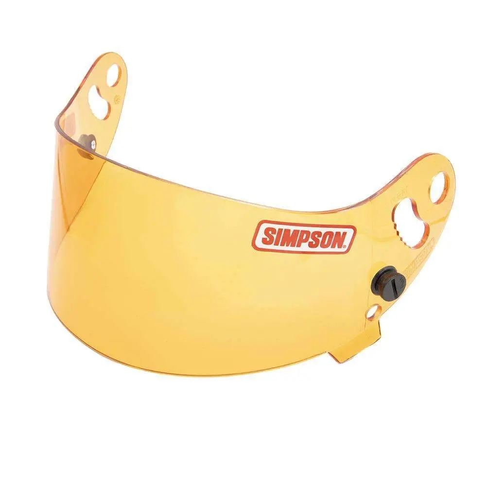 Simpson Devil Ray Amber Helmet Shield For Desert Devil Helmet 1