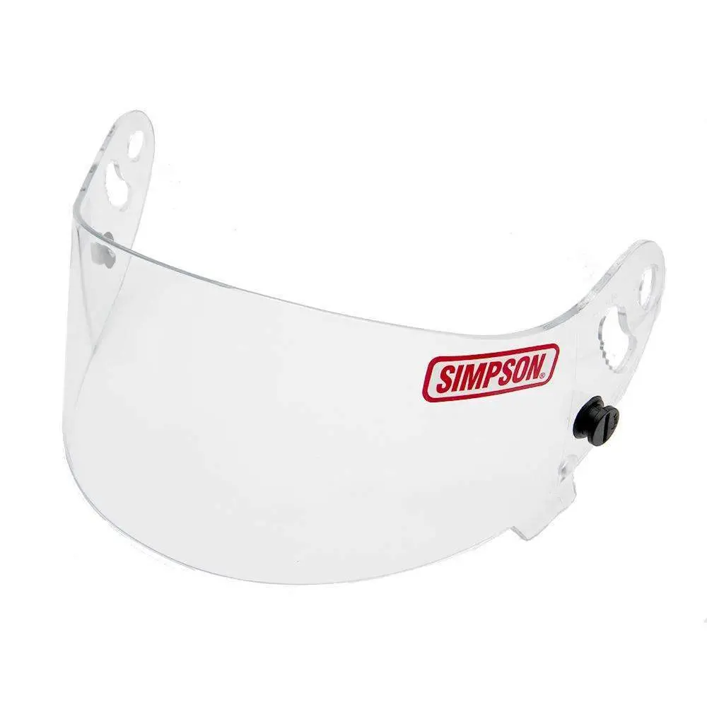 Simpson Devil Ray Clear Helmet Shield For Desert Devil Helmet 1