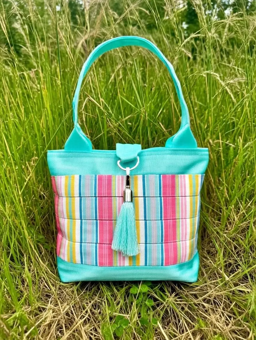 Pure Detroit Official -Sorbet Club - Mint - Tassel Seatbelt Bag - Pre Order 1