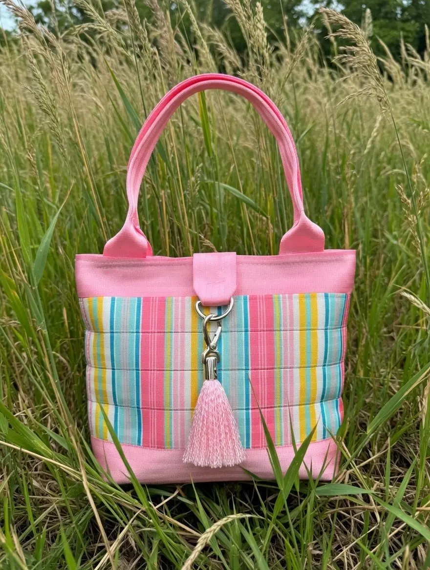 Pure Detroit Official -Sorbet Club - Strawberry - Tassel Seatbelt Bag - Pre Order 1