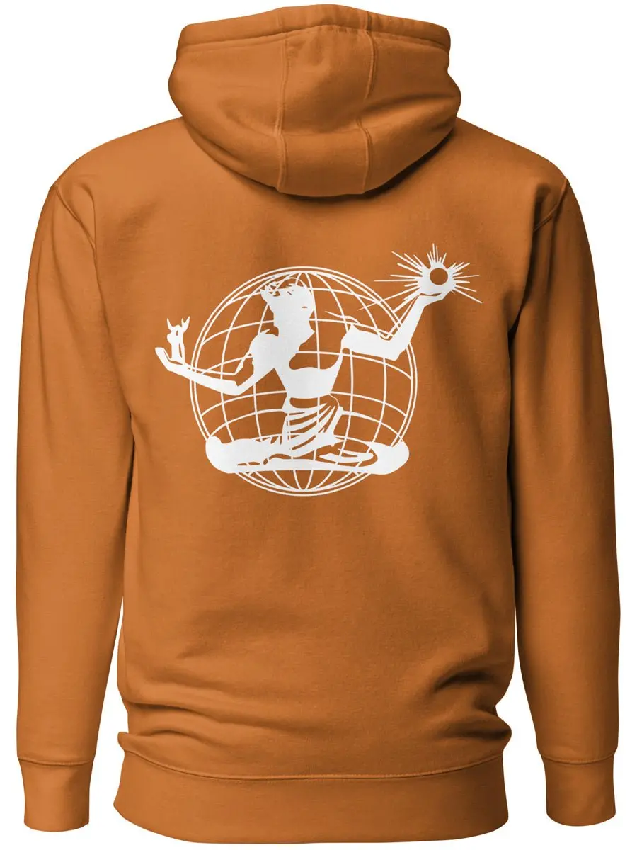 Spirit Of Detroit Worldwide Premium Unisex Hoodie - Adobe / White 1