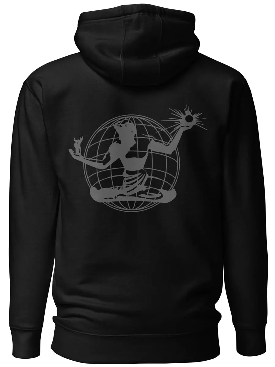Spirit Of Detroit Worldwide Premium Unisex Hoodie - Black / Dark Gray 1