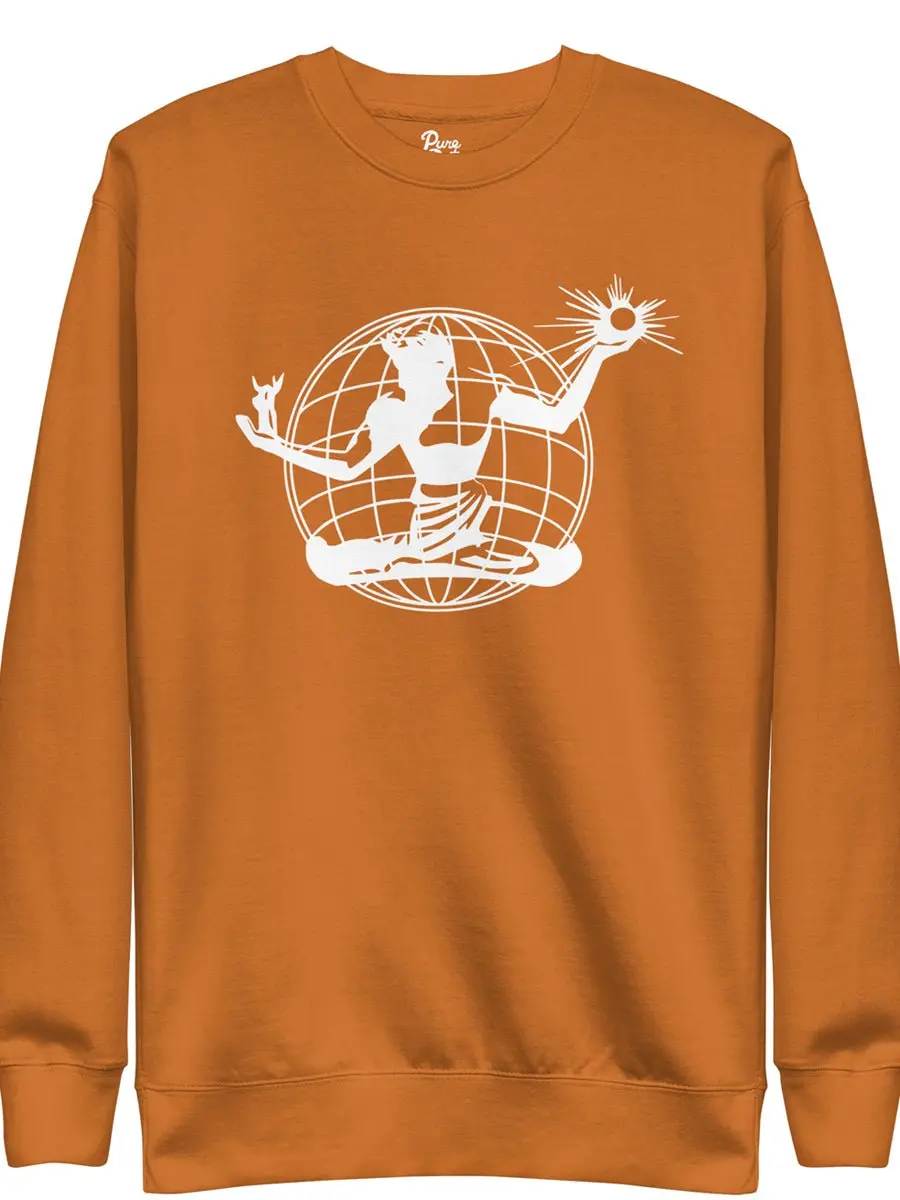 Spirit Of Detroit Worldwide Premium Sweatshirt - Adobe / White 1