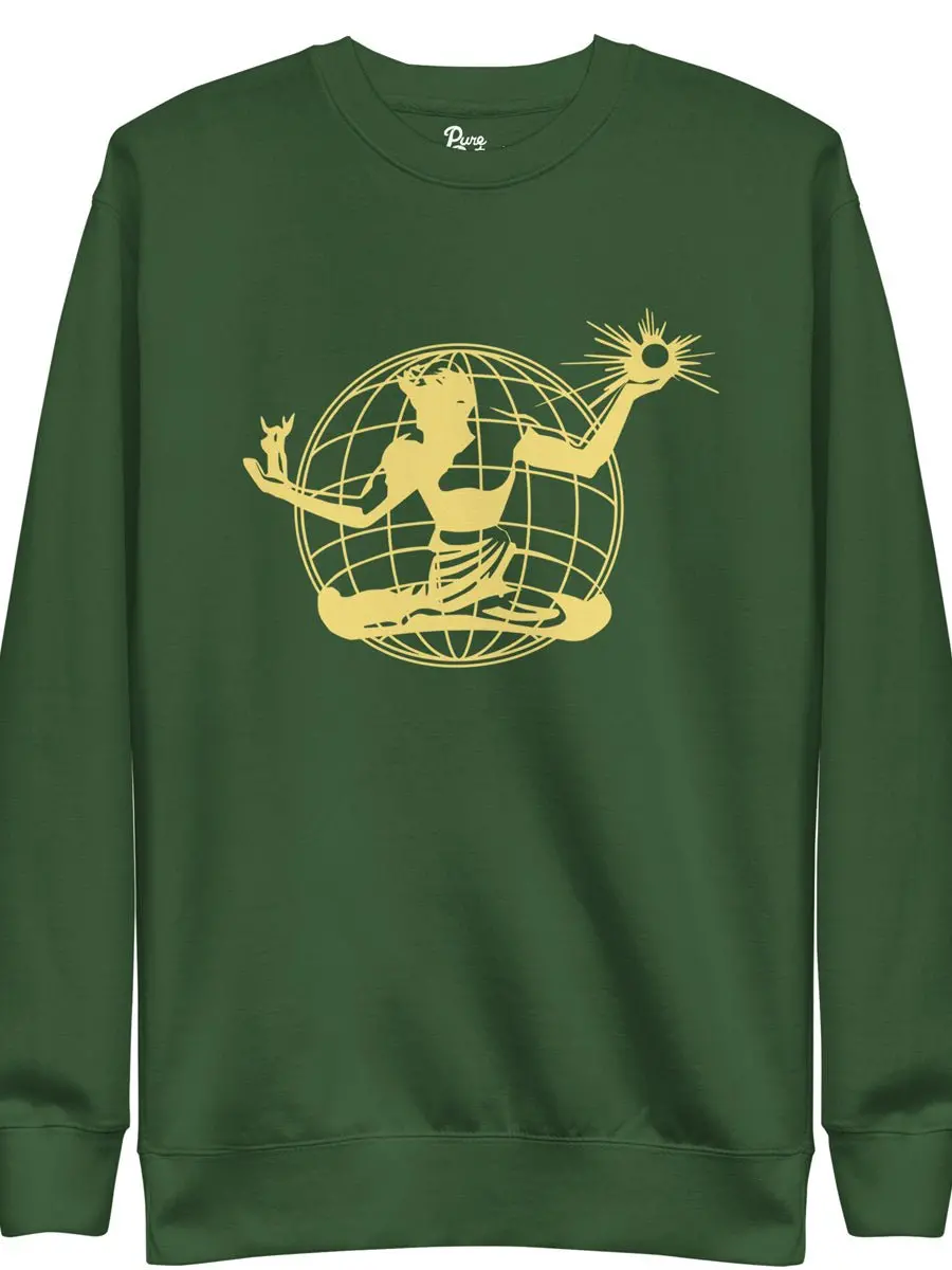 Spirit Of Detroit Worldwide Premium Sweatshirt - Green / Yellow 1