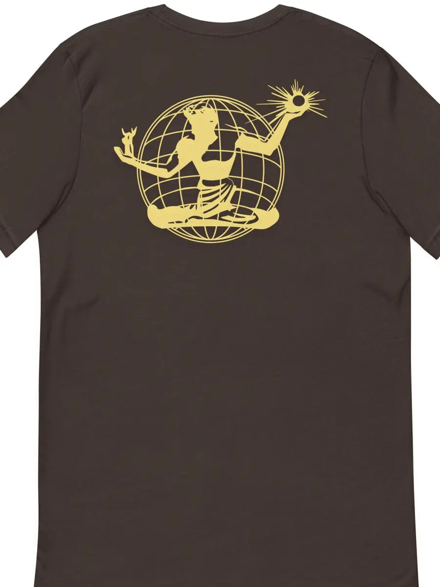 Spirit Of Detroit Worldwide Unisex Premium T-Shirt - Brown / Mustard 1