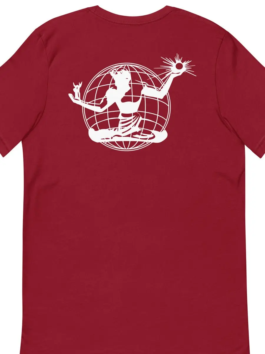 Spirit Of Detroit Worldwide Unisex Premium T-Shirt - Cardinal / White 1